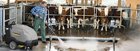 Máy bơm vệ sinh cao áp tẩy rửa chuồng trại chăn nuôi  May-xit-rua-nuoc-nong-karcher-hds-6-14-c
