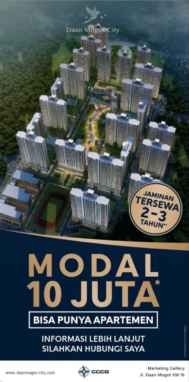 Beli Apartemen DAMOCI 10 Jutaan Jaminan Tersewa 2-3 Tahun Beli Apartemen DAMOCI 10 Jutaan Jaminan Tersewa 2-3 Tahun