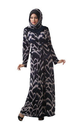 Model Gamis Batik Pesta modern Model Gamis Batik Pesta modern