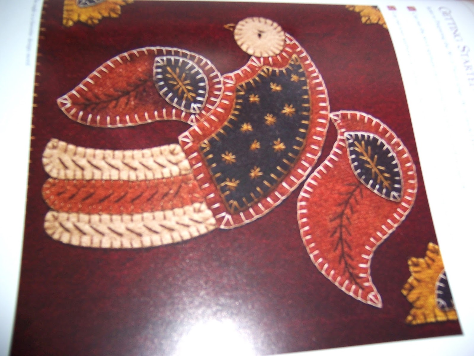 Samplings From Spring Creek Wool Applique