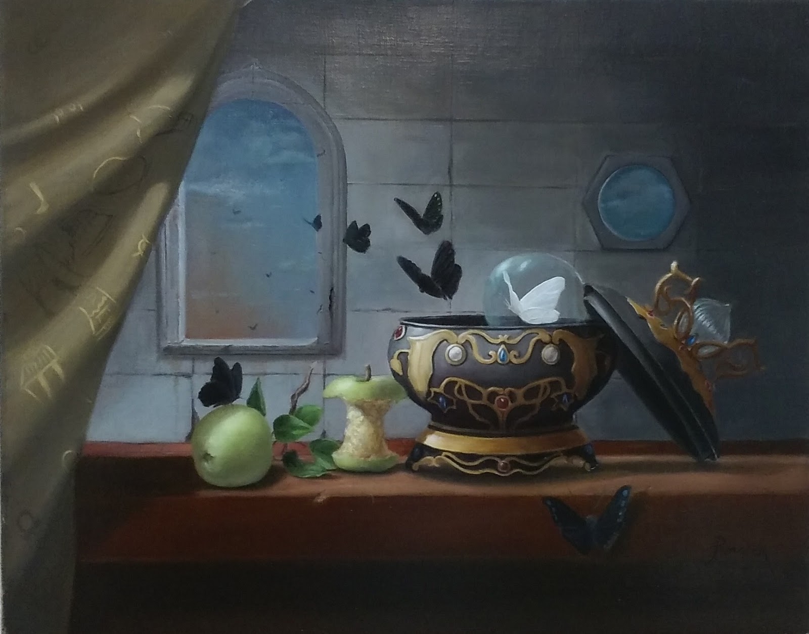 Paula Peacock Art Pandora S Box Oil Paintings By Paula Peacock