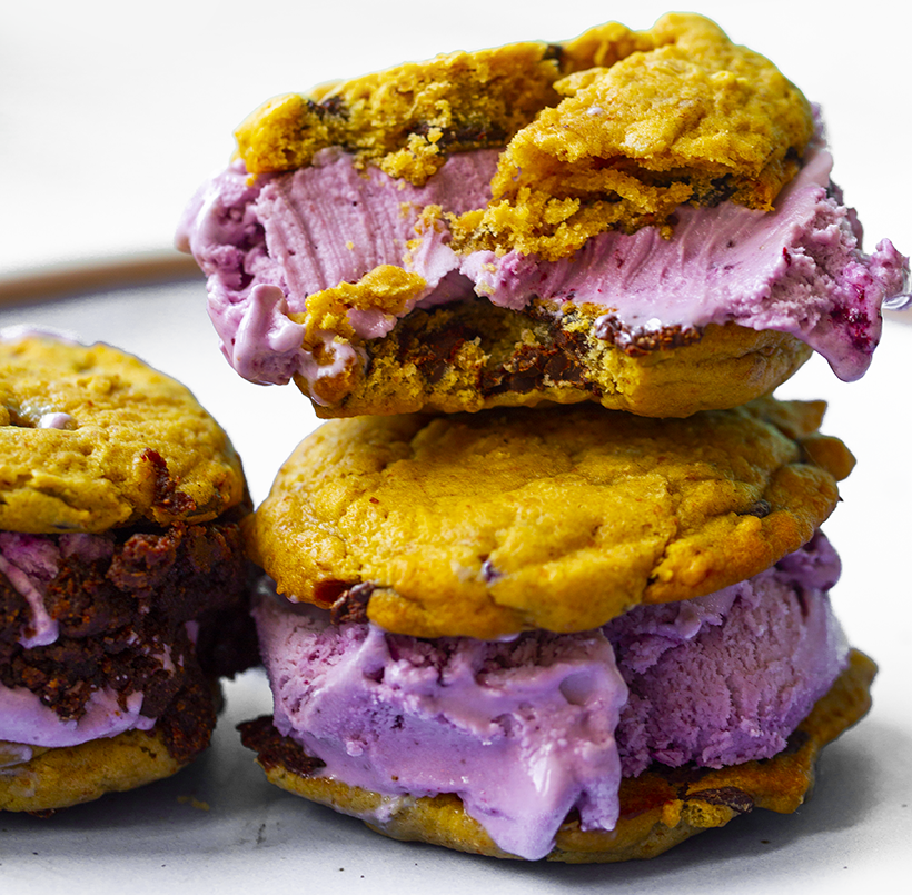 Cookie Ice Cream Sandwiches - Unbound Wellness