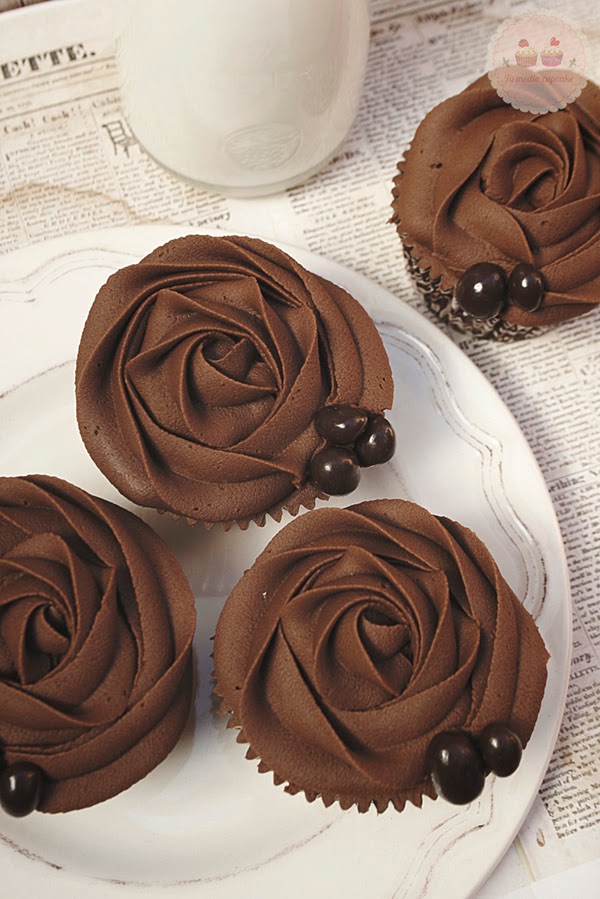 cupcakes de vainilla sin lactosa