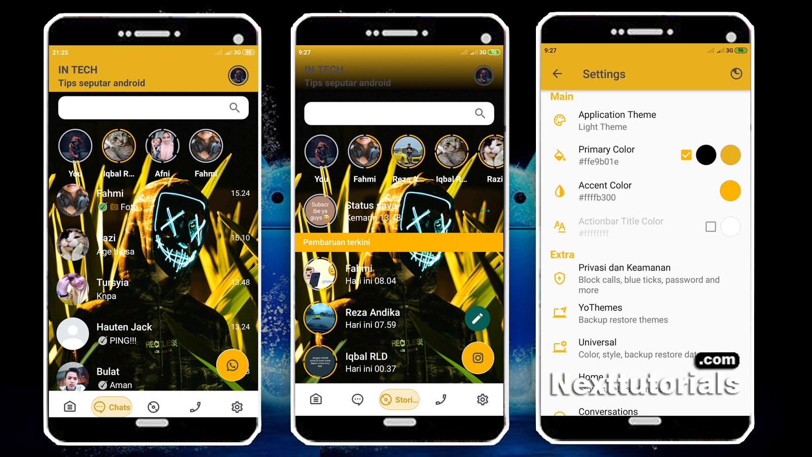 Download Tema DELTA YOWhatsApp v2.2.0 Keren Banget Terbaru 2020 - Next