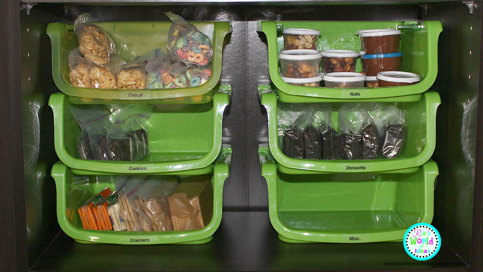 Ria's World of Ideas Organized Snack