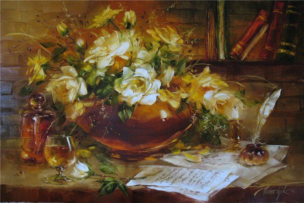 Anna Homchik - Анна Хомчик 1976 | Ukrainian Still life painter | The sweet moments
