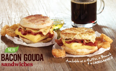 News: Burger King - New Bacon Gouda Breakfast Sandwiches ...