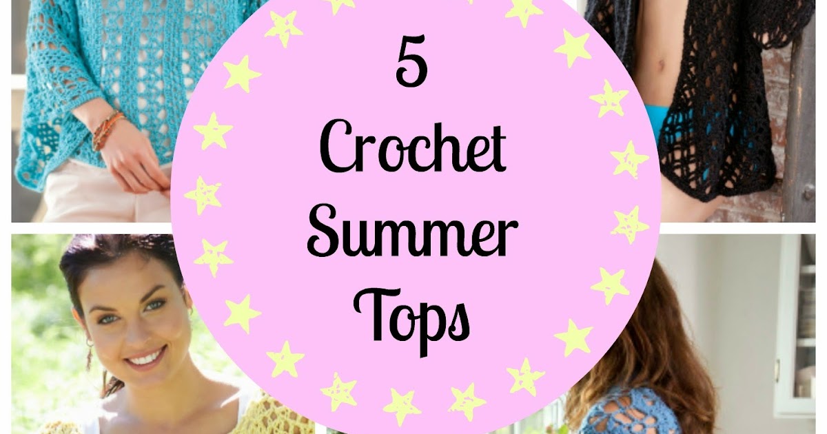 Ambrosia's Creations: Round-Up:: 5 Crochet Summer Tops
