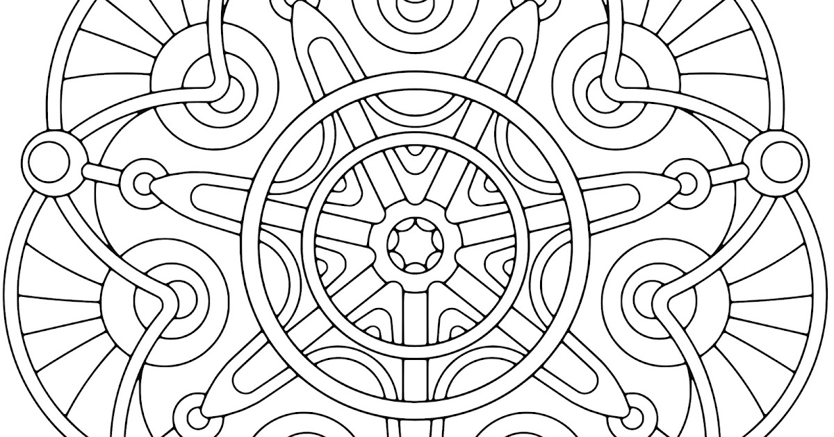 Dessins et Coloriages Page de coloriage grand format pour adulte à