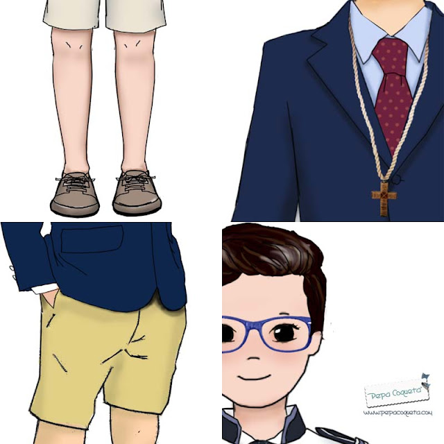 dibujos personalizados comunión