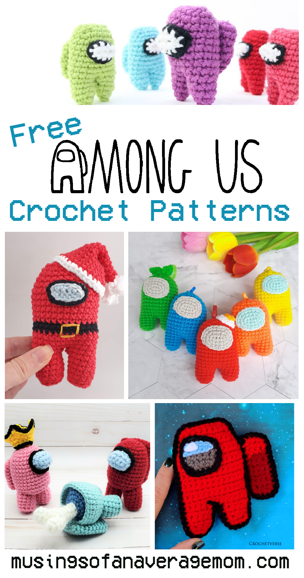 Among Us Plush - Amigurumi Crochet Pattern & Tutorial 