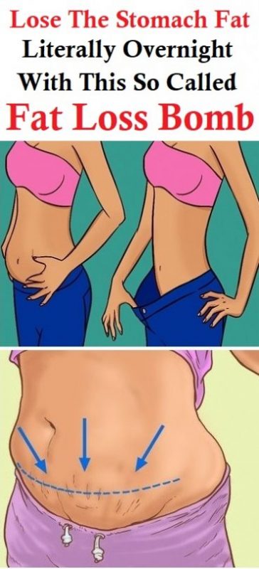 Lose The Stomach Fat Literally Overnight With This So Called “Fat Loss