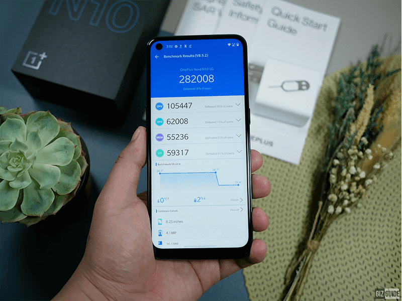 OnePlus Nord N10 5G AnTuTu score OnePlus Nord N10 5G AnTuTu score