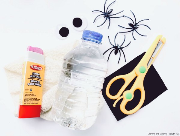 Bottle Ghost Craft Halloween Crafts for Preschoolers