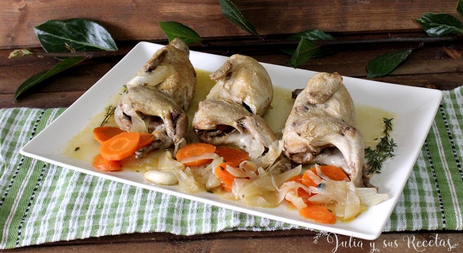 Codornices en escabeche