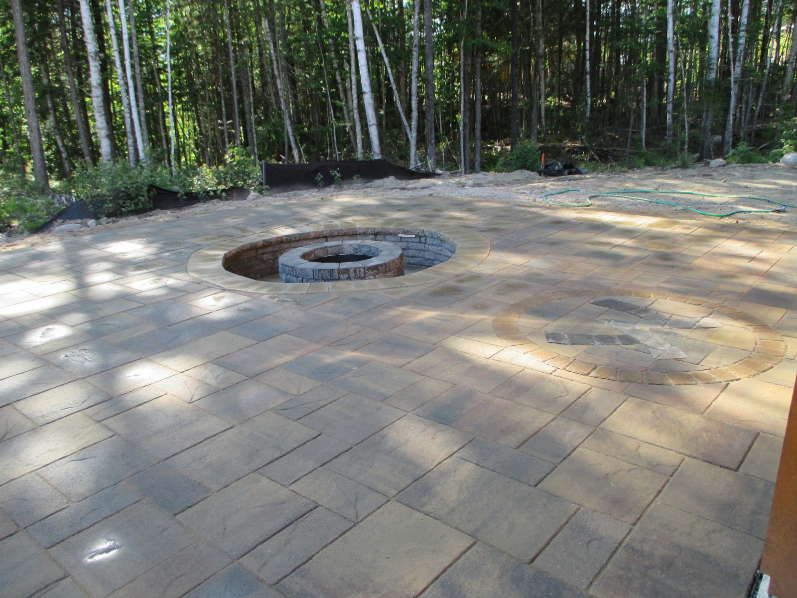 Natures Elite Landscaping Recessed Fire Pits in NH Lakes Region