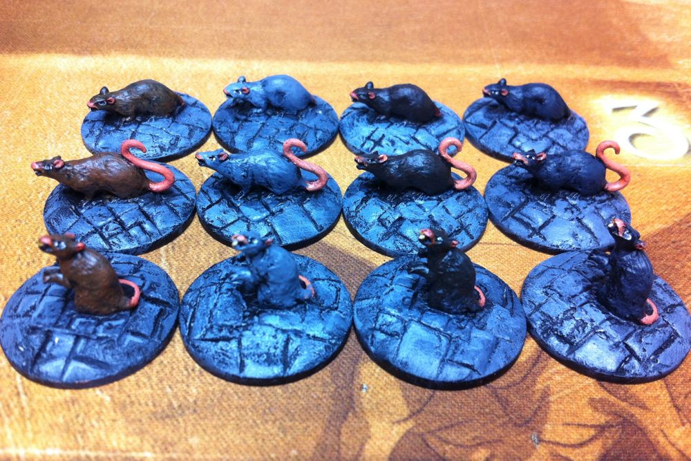 Miniature Rat Berserker / Reaper Bones 77293 - Plastique, Occasion Pour Jeu De Rôle