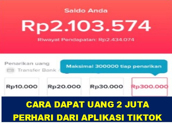 Cara menghasilkan uang dari tiktok