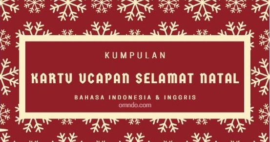 Kumpulan Kartu Ucapan Selamat Natal - omndo.com