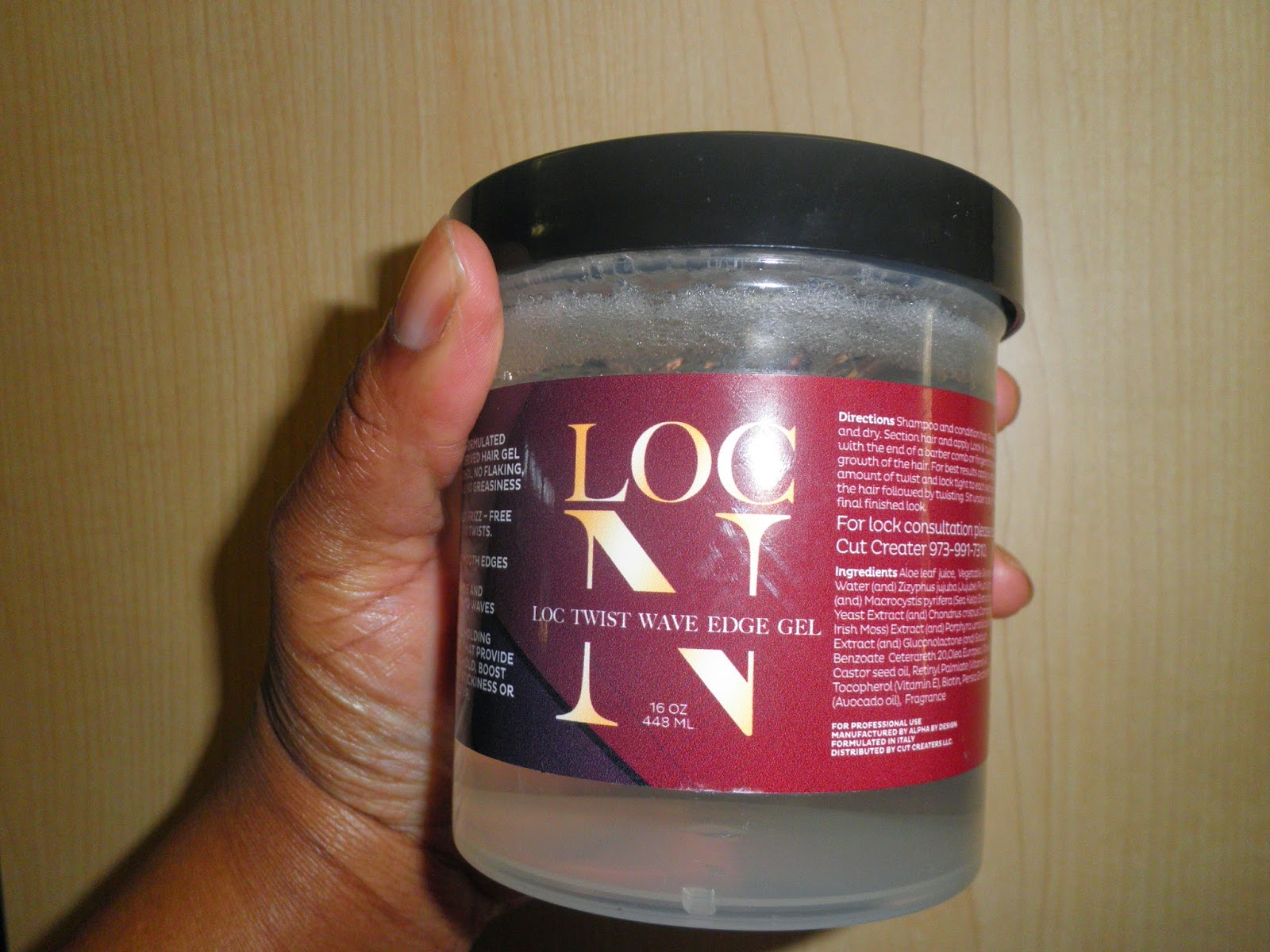 PhenomenalhairCare Loc N Loc twist wave edge gel