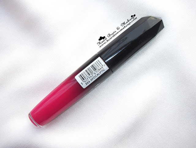 Rimmel Apocalips Showoff Apocaliptic Lip Lacquer Review Swatch India