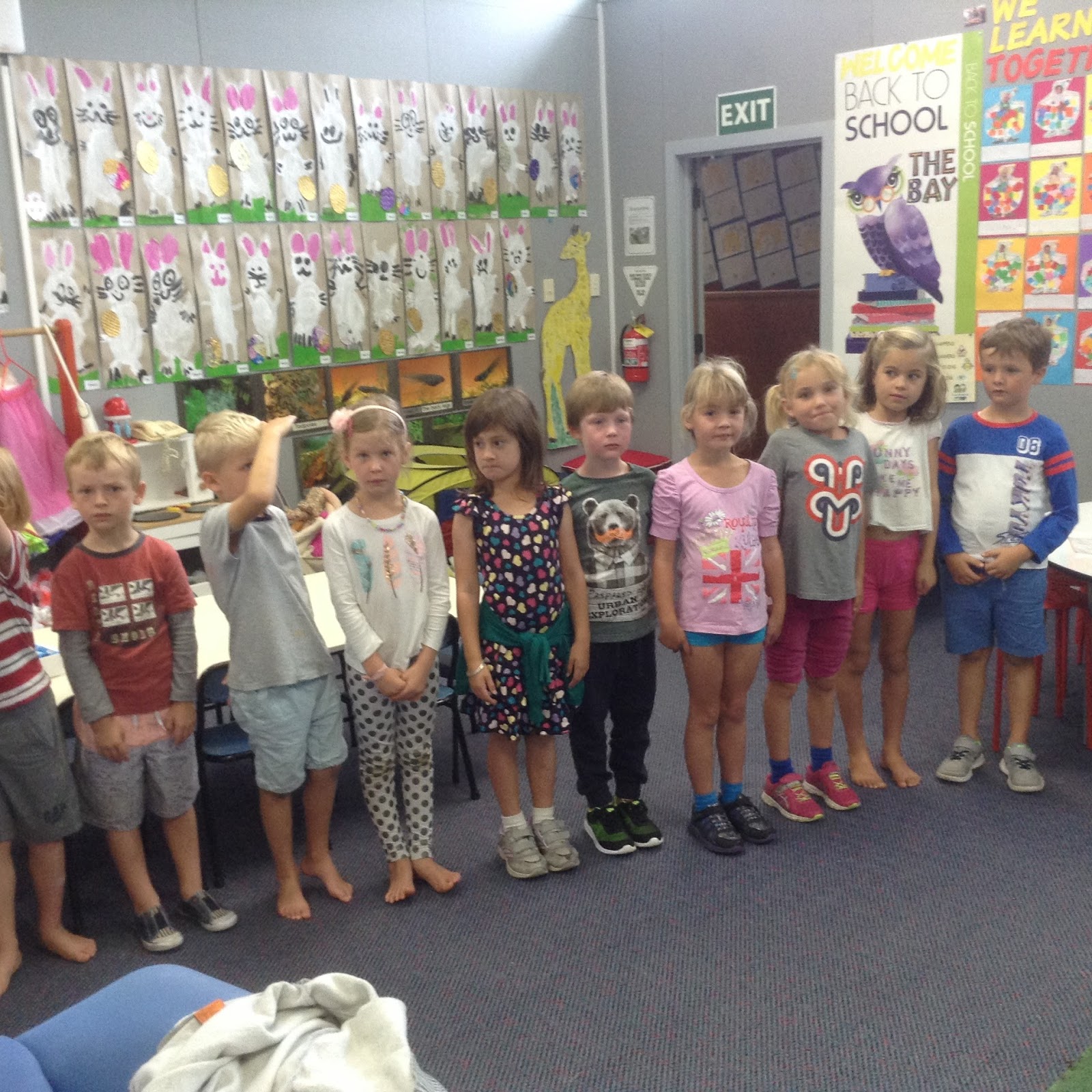Tay Team Website: Bay Kids Learning To Measure Themselves: Tallest to Shortest