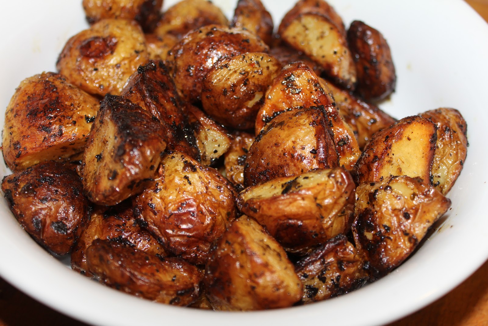 a dash of flavour Mustard and Herb Roast Potato Bites