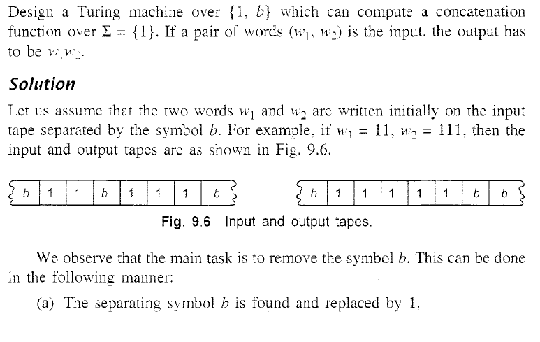 Bijan Krishna Paul : Design a Turing machine over {I. b} which can ...