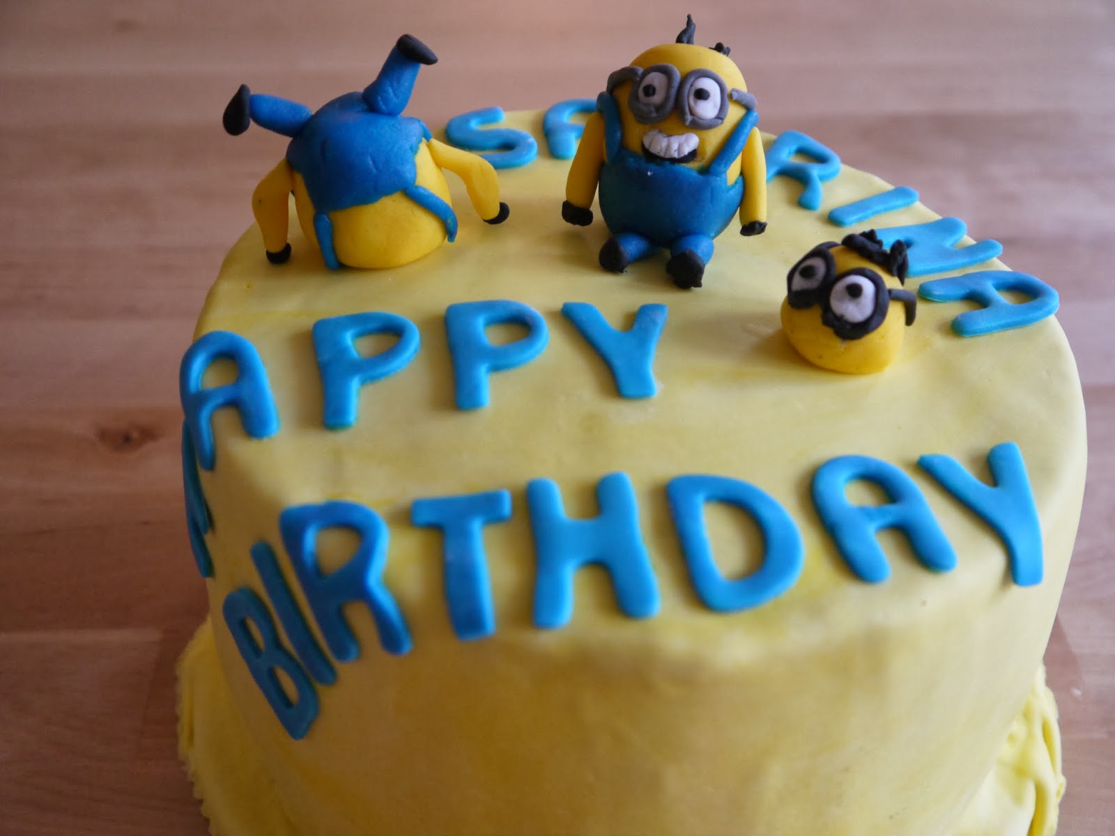 MsFunnyHome: Minions Motivtorte - Schokoladentorte
