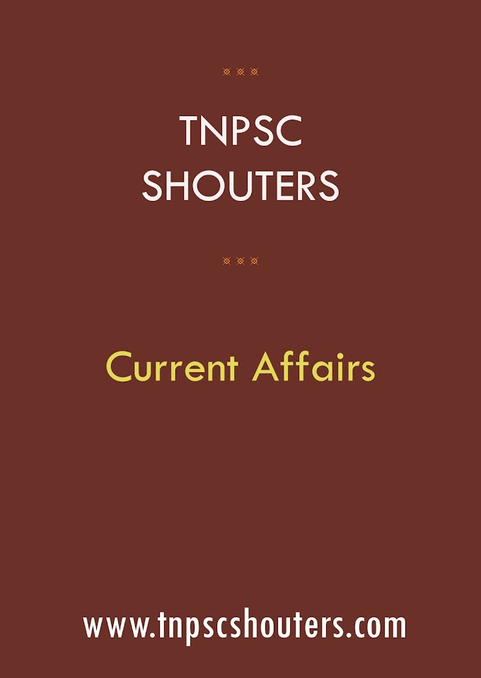 1st to15th NOVEMBER 2020 CURRENT AFFAIRS TNPSC SHOUTERS TAMIL PDF