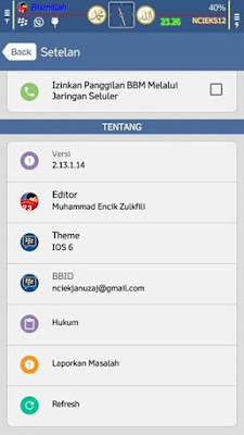 BBM Mod IOS 6 v2.13.1.14 Apk BBM Mod IOS 6 v2.13.1.14 Apk