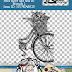 Bicycle Digital Stamp