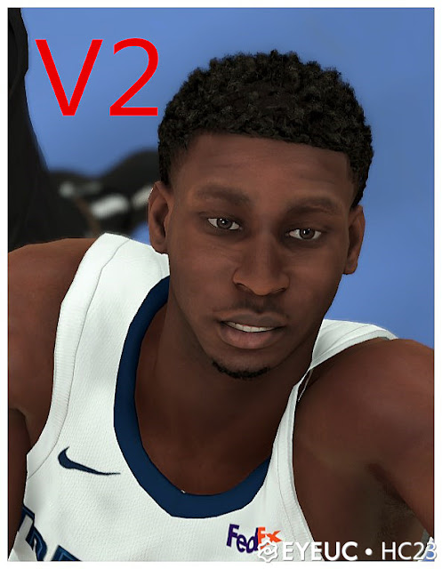 Jaren Jackson Jr. Hair, Face And Body Model V2.0 By HC23 [FOR 2K20
