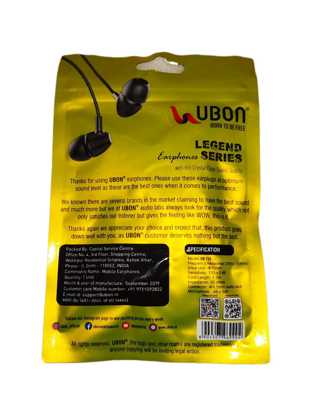 Cheap ubon earphones Flash Sales