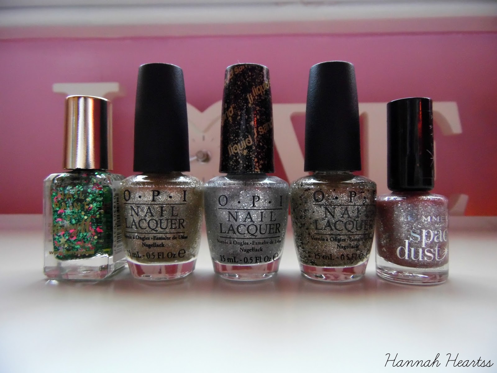 Top 5 Glitter Nail Polishes — Hannah Heartss