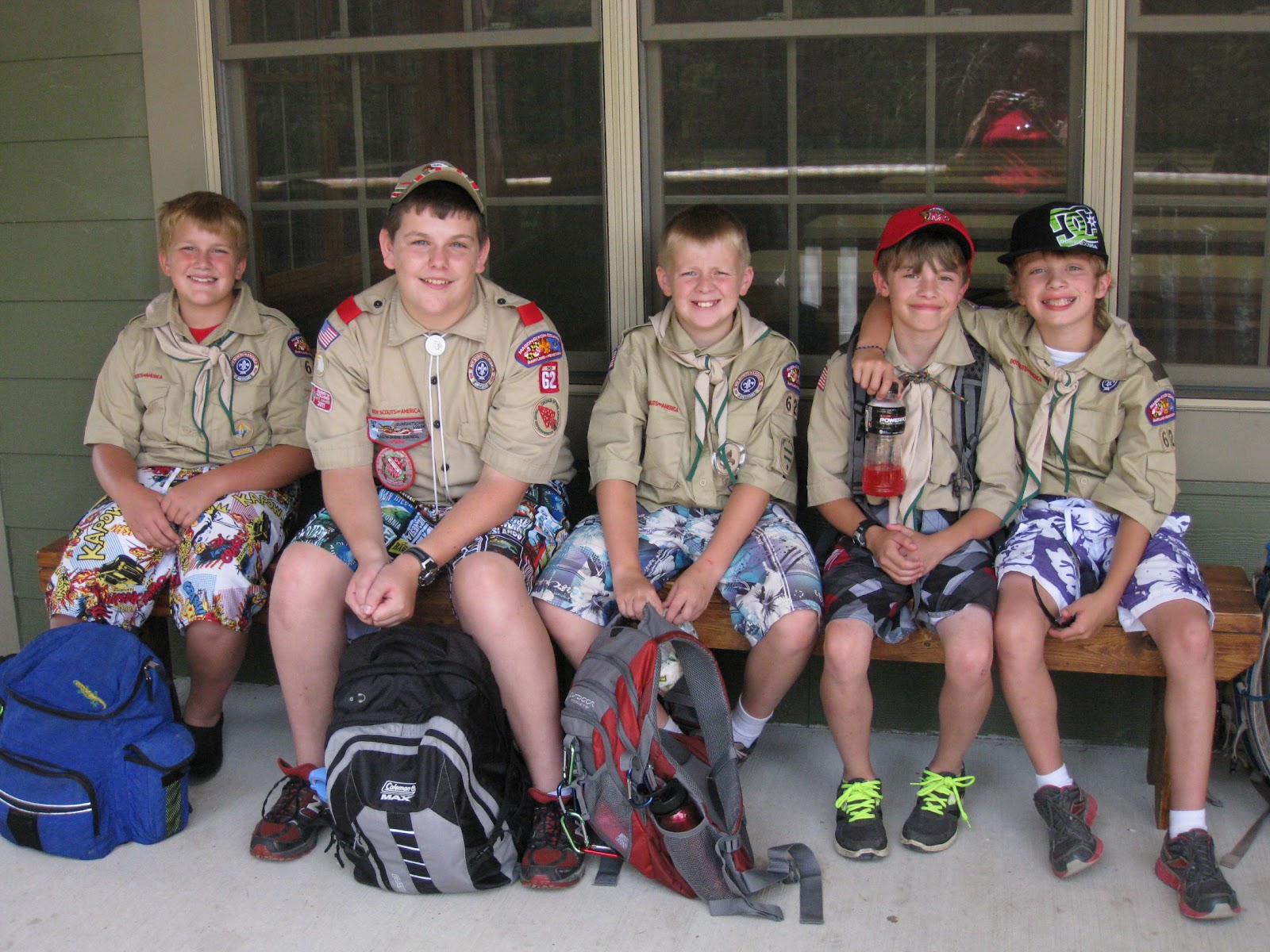 Boy Scout Troop 62 Troop 62 is off to Sinoquipe Summer Camp!