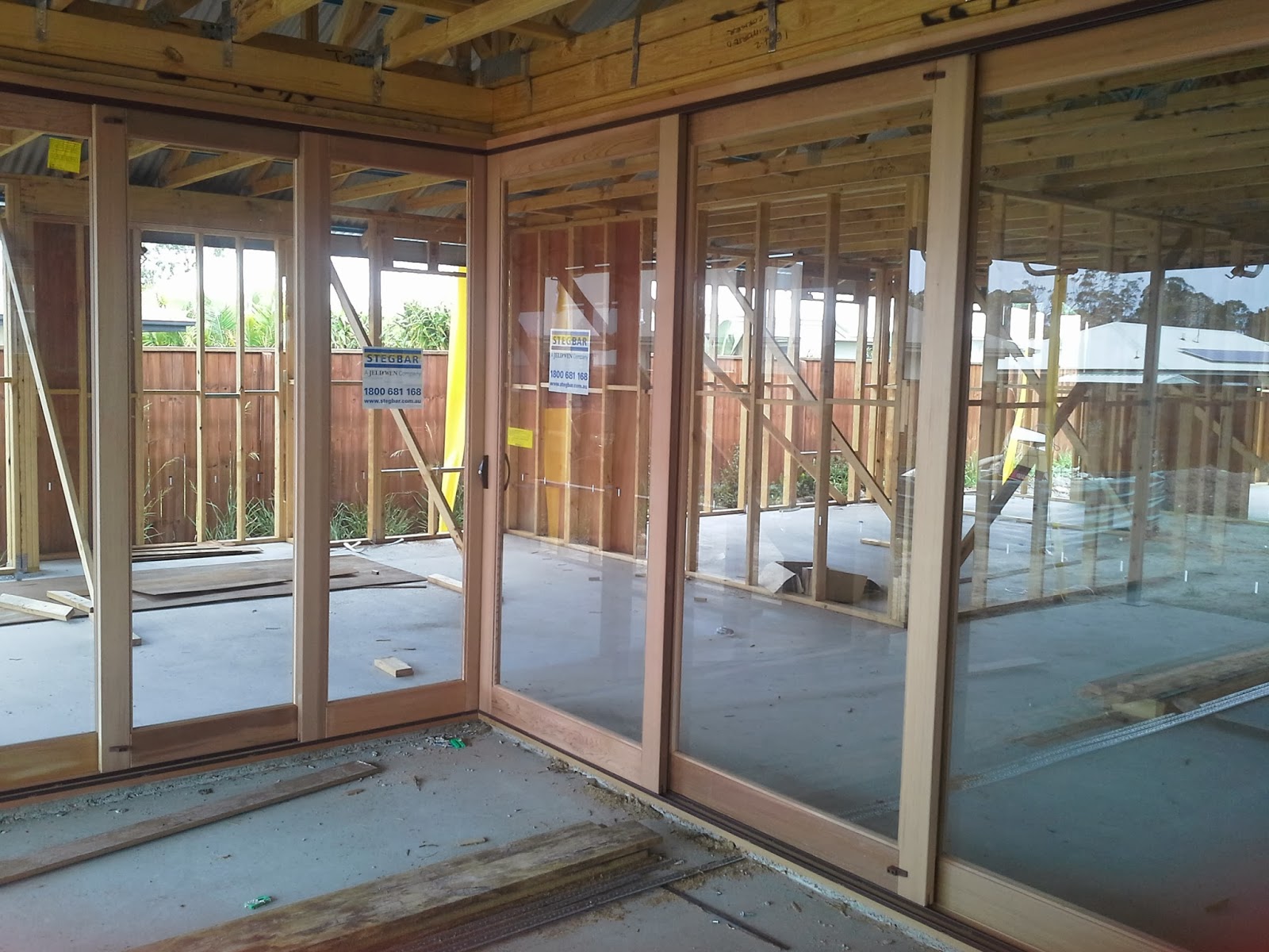 Our Sunshine Coast Dream Home Timber Stacker Doors Installed