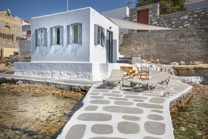On The Rocks, Simple Greek Island living on the water
