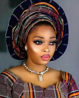 gele styles for round face