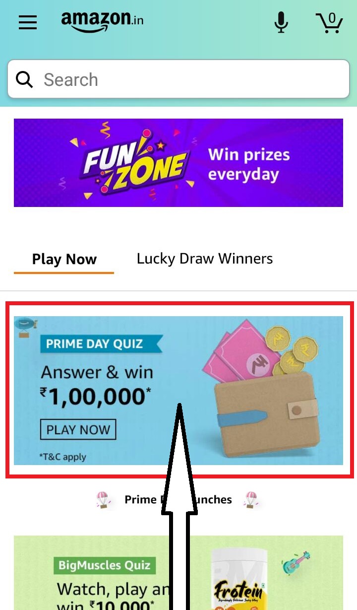 Amazon Prime Day Quiz Answers Win Rs 100000 MIZO TIPS AND TRICKS