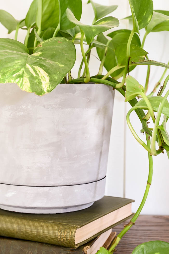 How to Make Paint Look Like Concrete Little House of Four Creating