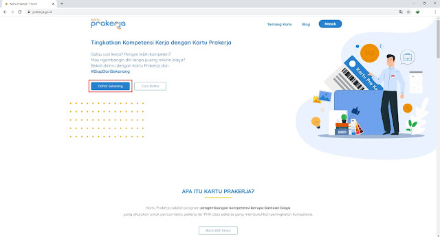 Cara Daftar dan Mendapatkan Kartu Prakerja Online