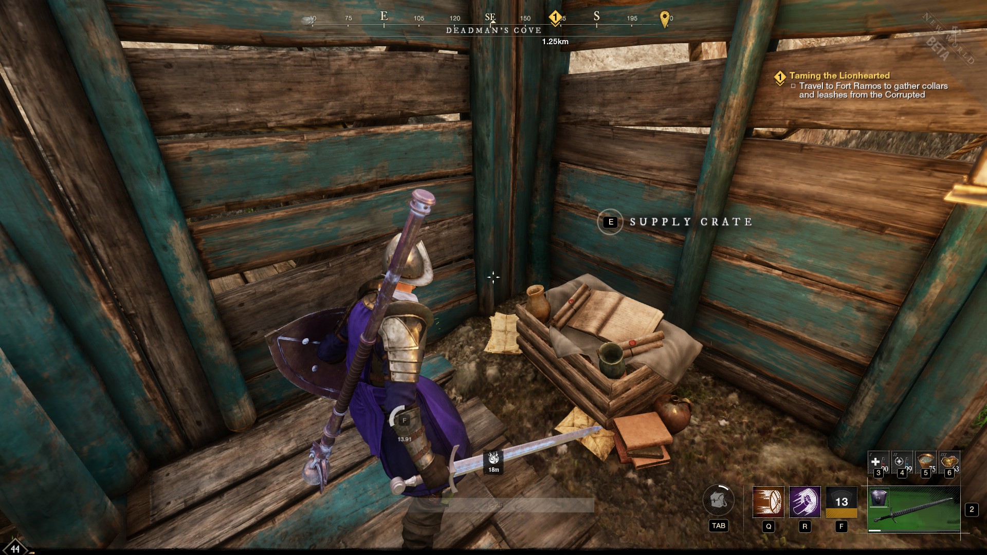 New World Deadman's Cove chest locations