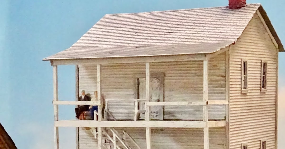 Model Railroad Minutiae Boarding house model