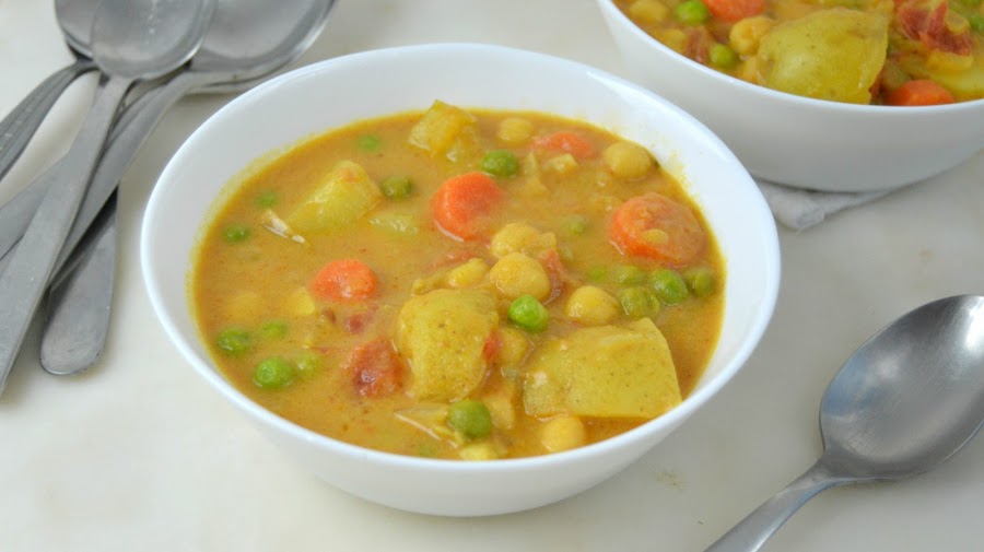 Curry de verduras fácil