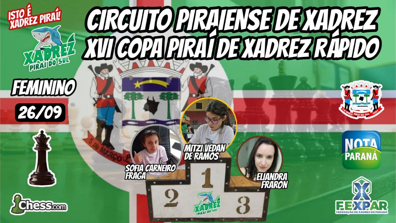 II Taça Pirai de Xadrez Feminino On-line - WFM Julia Alboredo x