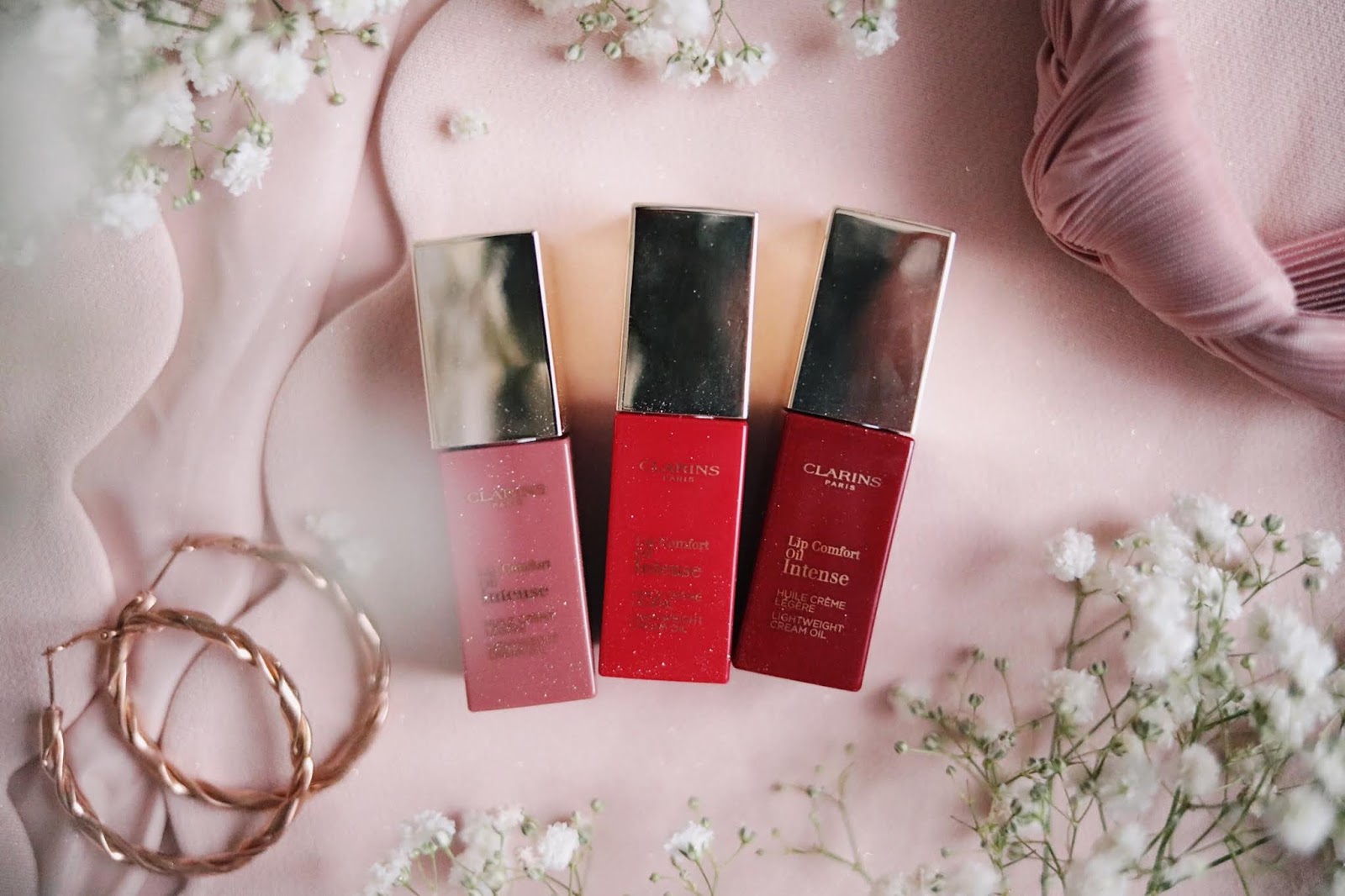 Clarins , huile confort , LIP COMFORT OIL INTENSE , huile à lèvres , rose mademoiselle , rosemademoiselle ,blog beauté , paris , Clarins France ,