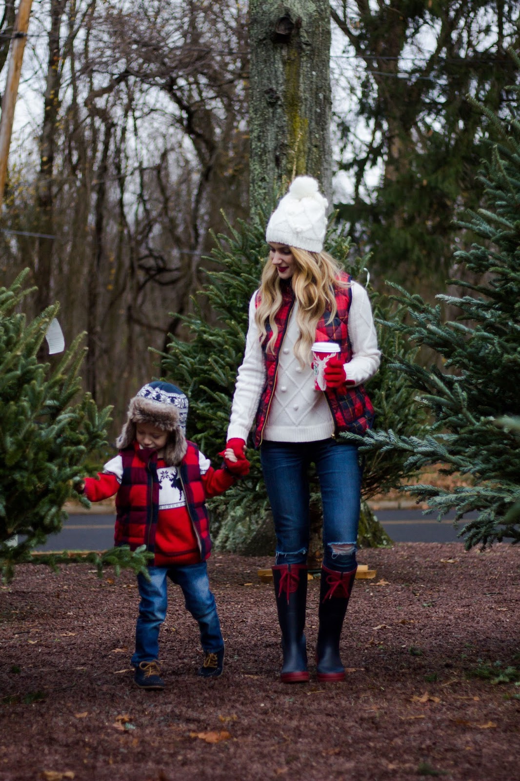 mom and son fall outfits