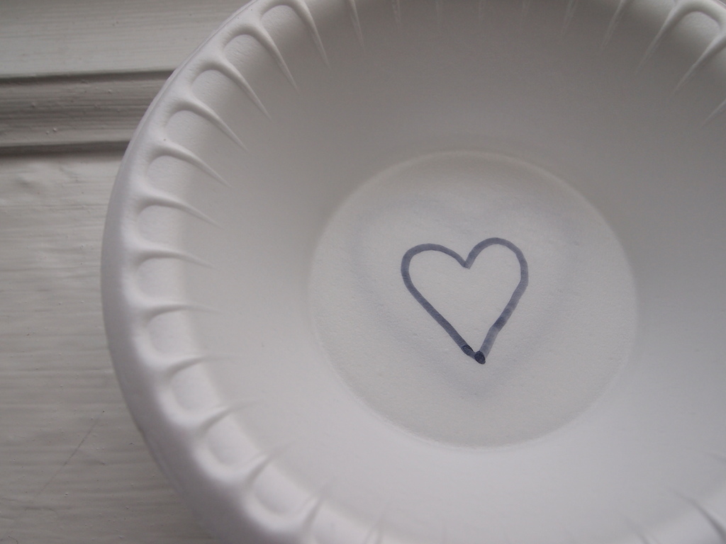 Crapty Fridays- Making stamps out of styrofoam plates