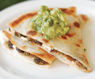 Black Bean and Goat Cheese Quesadillas Recipe | Healthy Vegetables Recipe